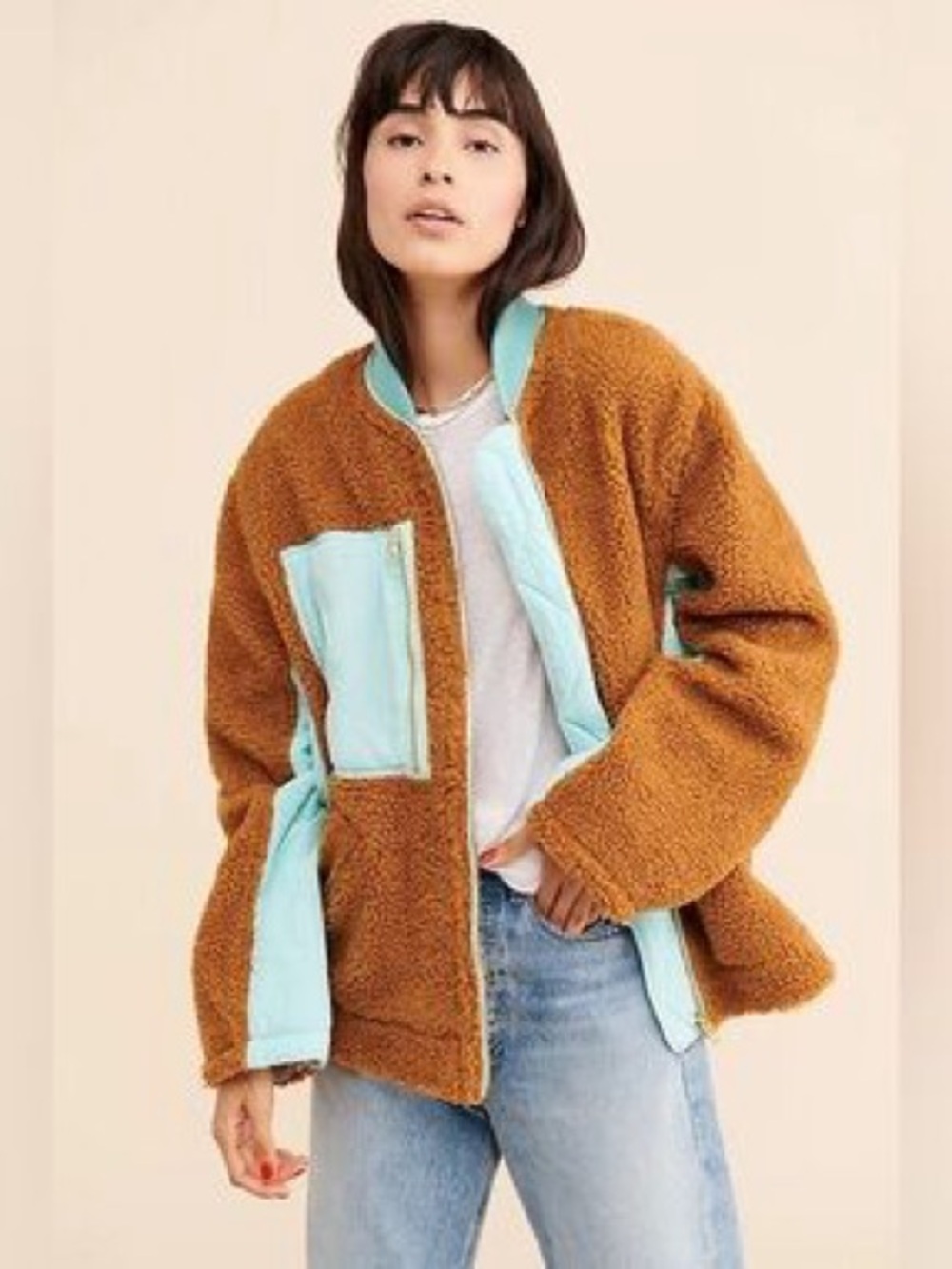 Free People Rivington Sherpa Jacket